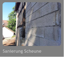 Sanierung Scheune